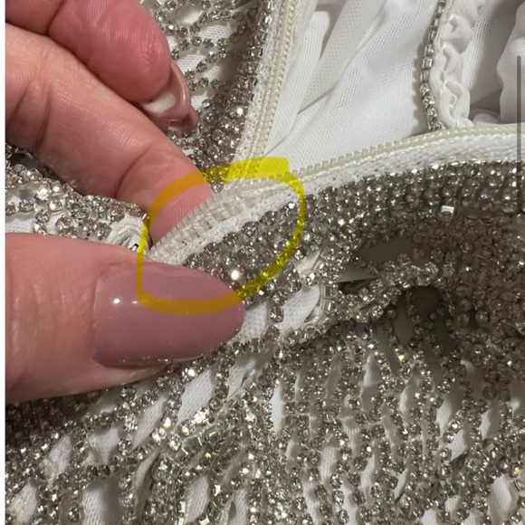 Aston Bridal White Rocky Mini - Size 10(AU) 6(US) Wedding Reception Party Dress - Picture 12 of 15